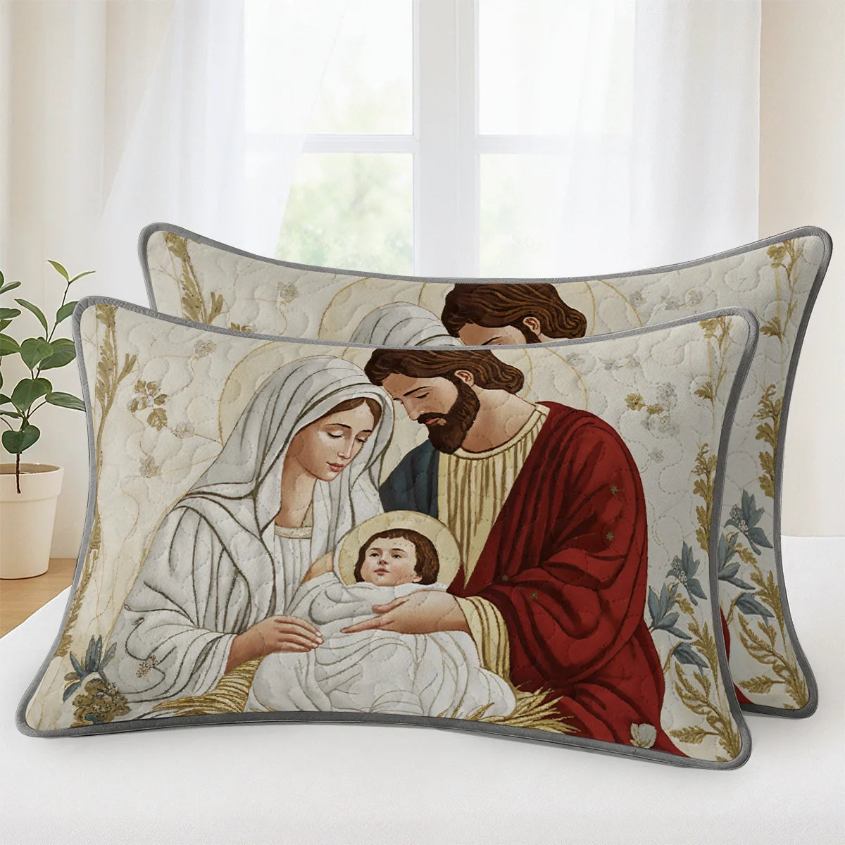 Shineful Quilt 3-Piece Set Nativity Blessing