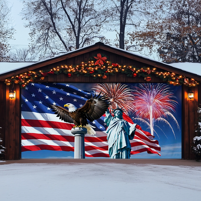Shineful Garage Door Banner Decoration The American Standard