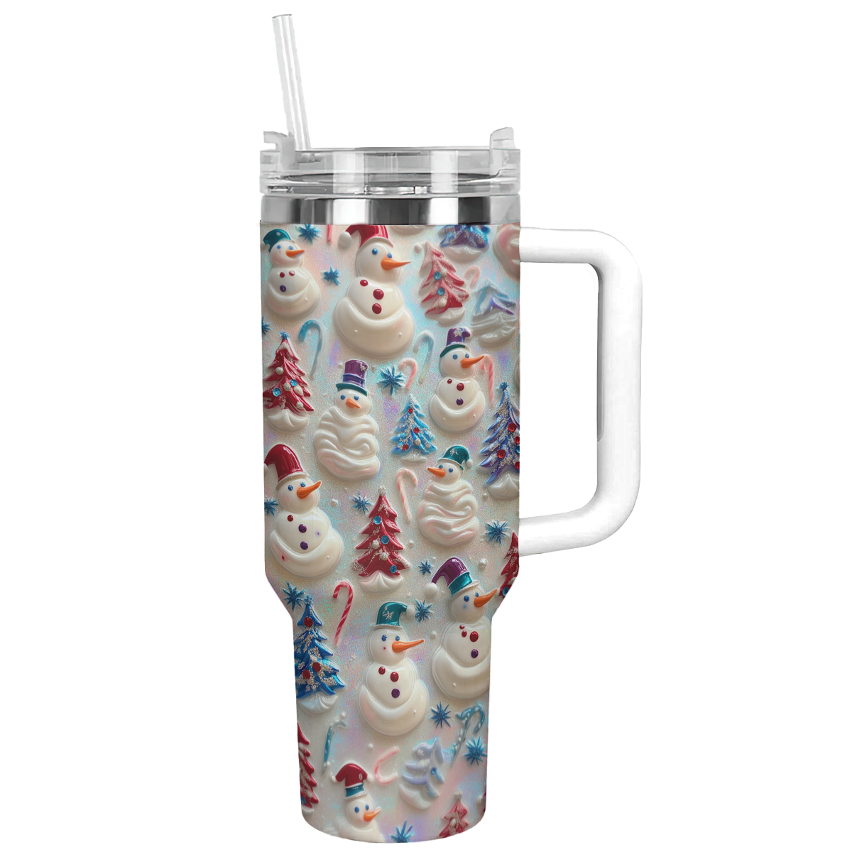 Shineful Tumbler Snowman Pattern