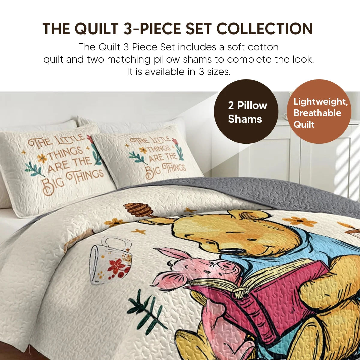Shineful Quilt 3-Piece Set Little Things