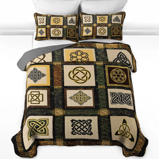 Shineful All Season Quilt 3-Piece Set - Celtic Knot Heritage