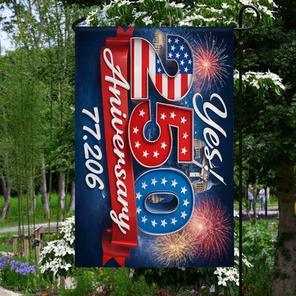 Shineful Gargen Flag 12" x 18" - Yes to the American Story