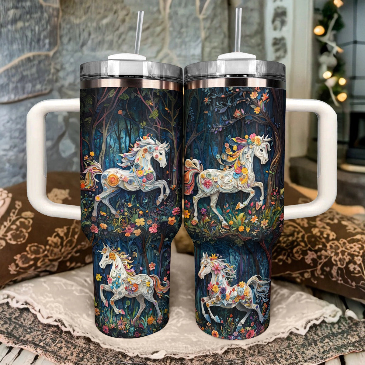 Shineful Tumbler Enchanted Forest Horse
