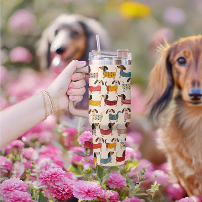 Shineful Tumbler Cheerful Sausage Dachshunds