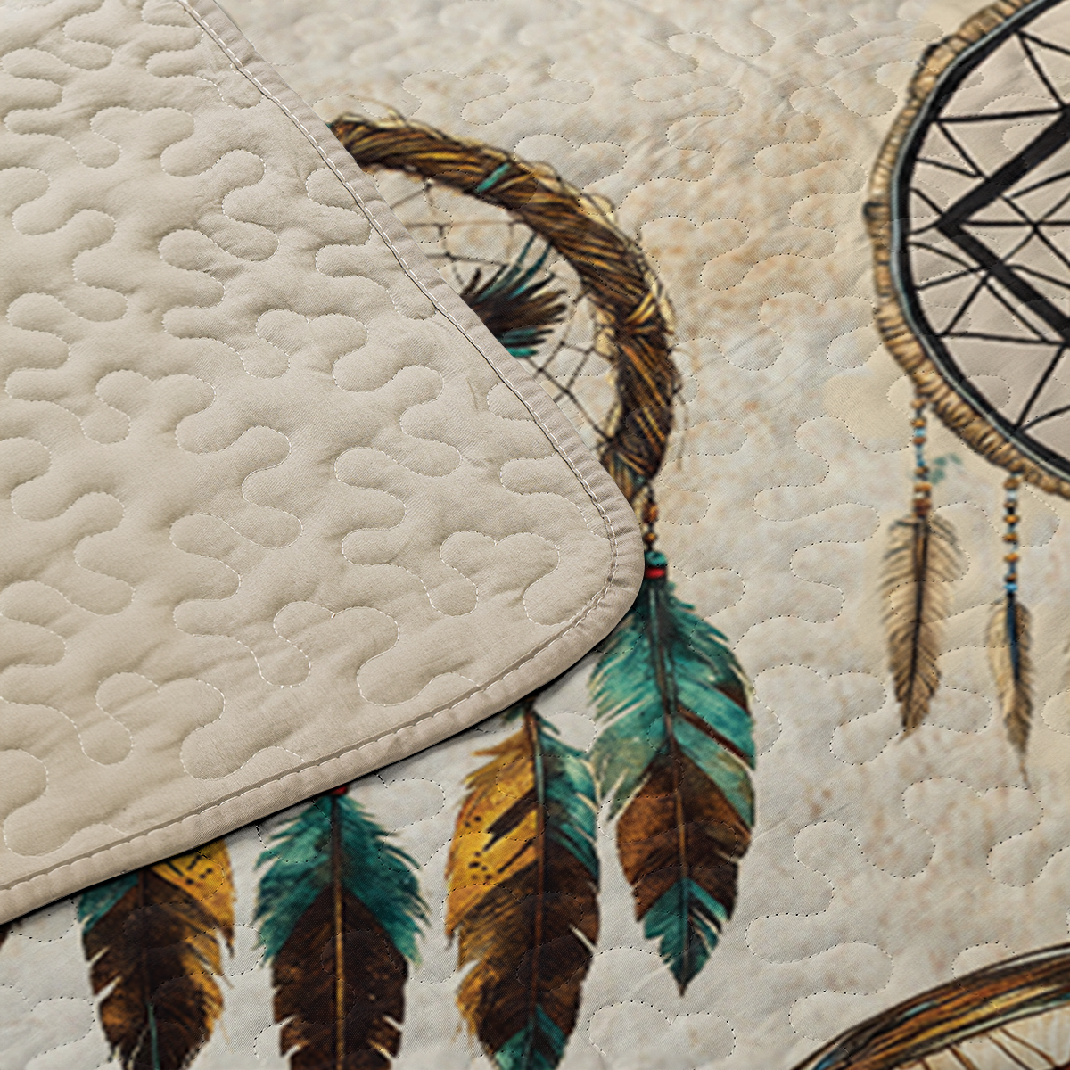 Shineful All Season Quilt 3-Piece Set Spirit Guide Dreamcatcher