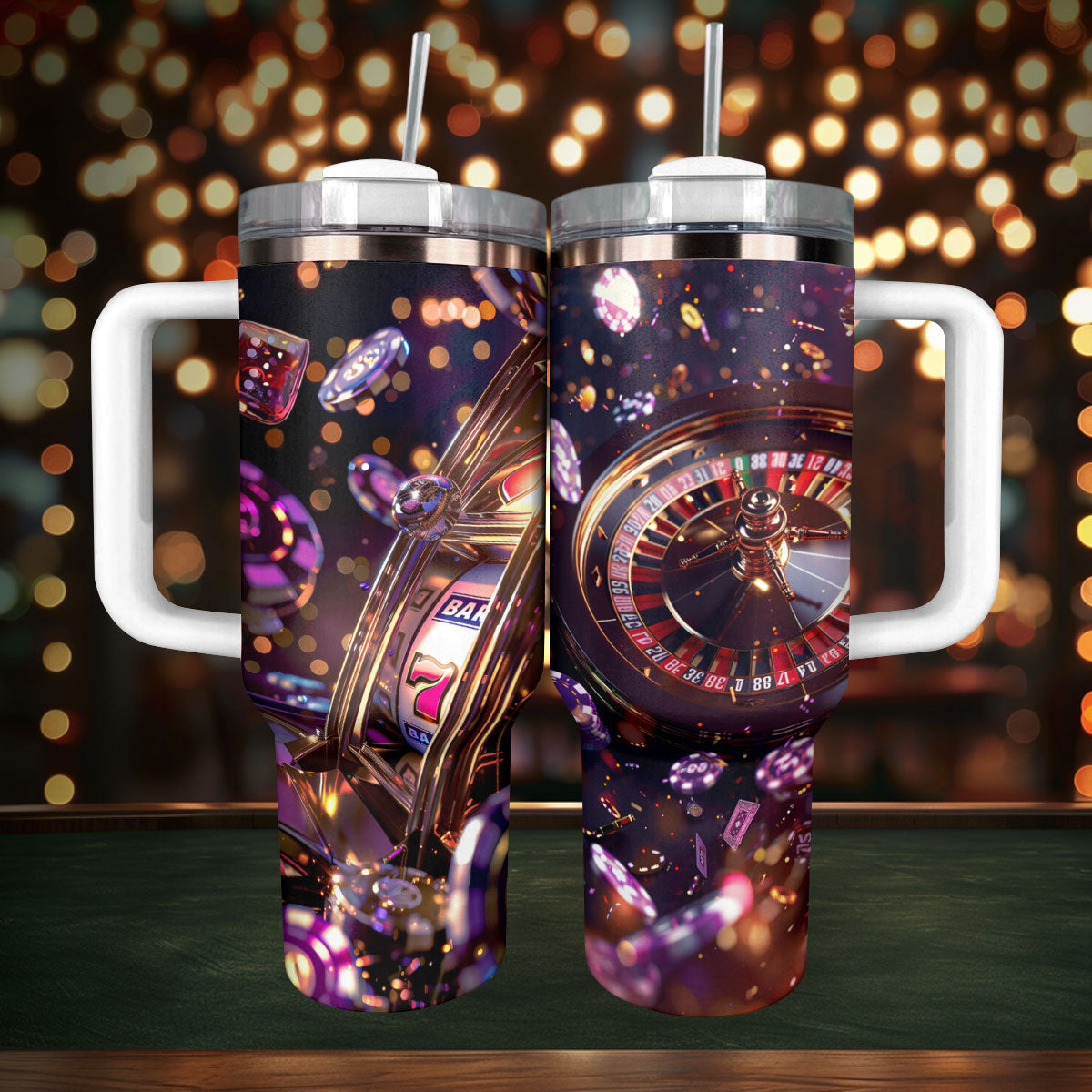 Shineful Tumbler Gambling Night