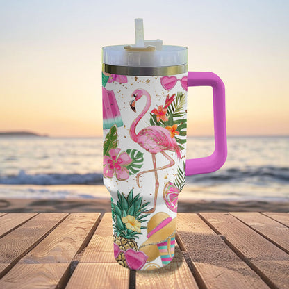 Shineful Tumbler Flamingo In Summerland