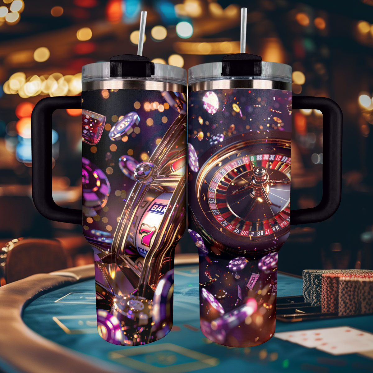 Shineful Tumbler Gambling Night