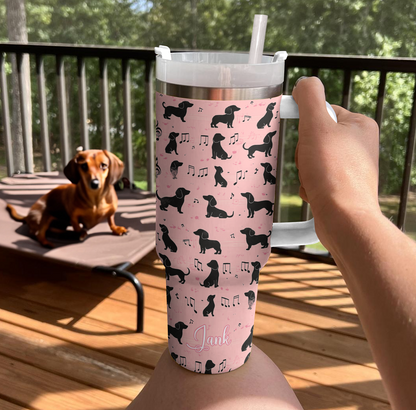 Shineful Tumbler Personalized Melodachshund Harmony