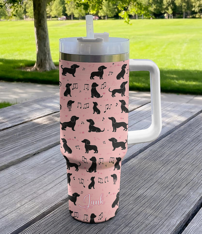 Shineful Tumbler Personalized Melodachshund Harmony