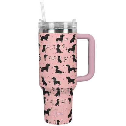 Shineful Tumbler Personalized Melodachshund Harmony