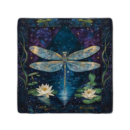 Shineful All Season Quilt 3-Piece Set Mystic Dragonfly