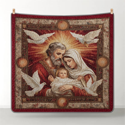 Shineful Quilt 3-Piece Set Light of the Holy Family