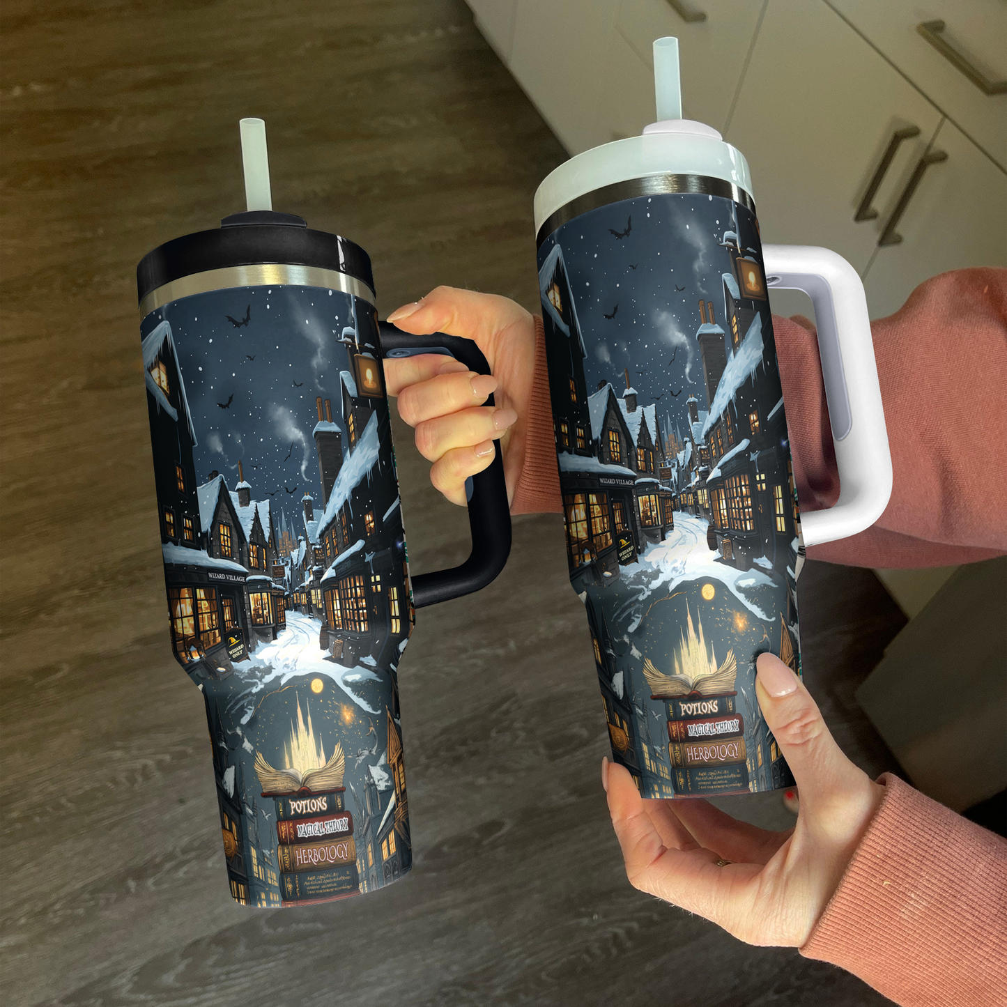 Shineful Tumbler Fantasy Wizard Village