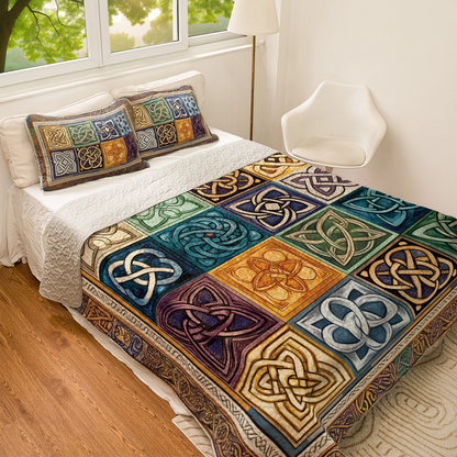 Shineful All Season Quilt 3-Piece Set Celtic Symbolism
