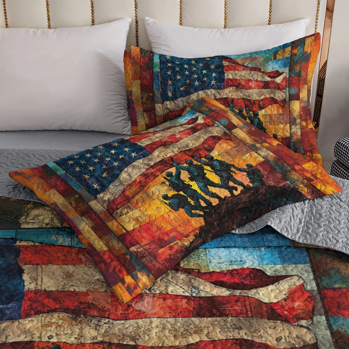Shineful All Season Quilt 3-Piece Set Freedom’s Glory