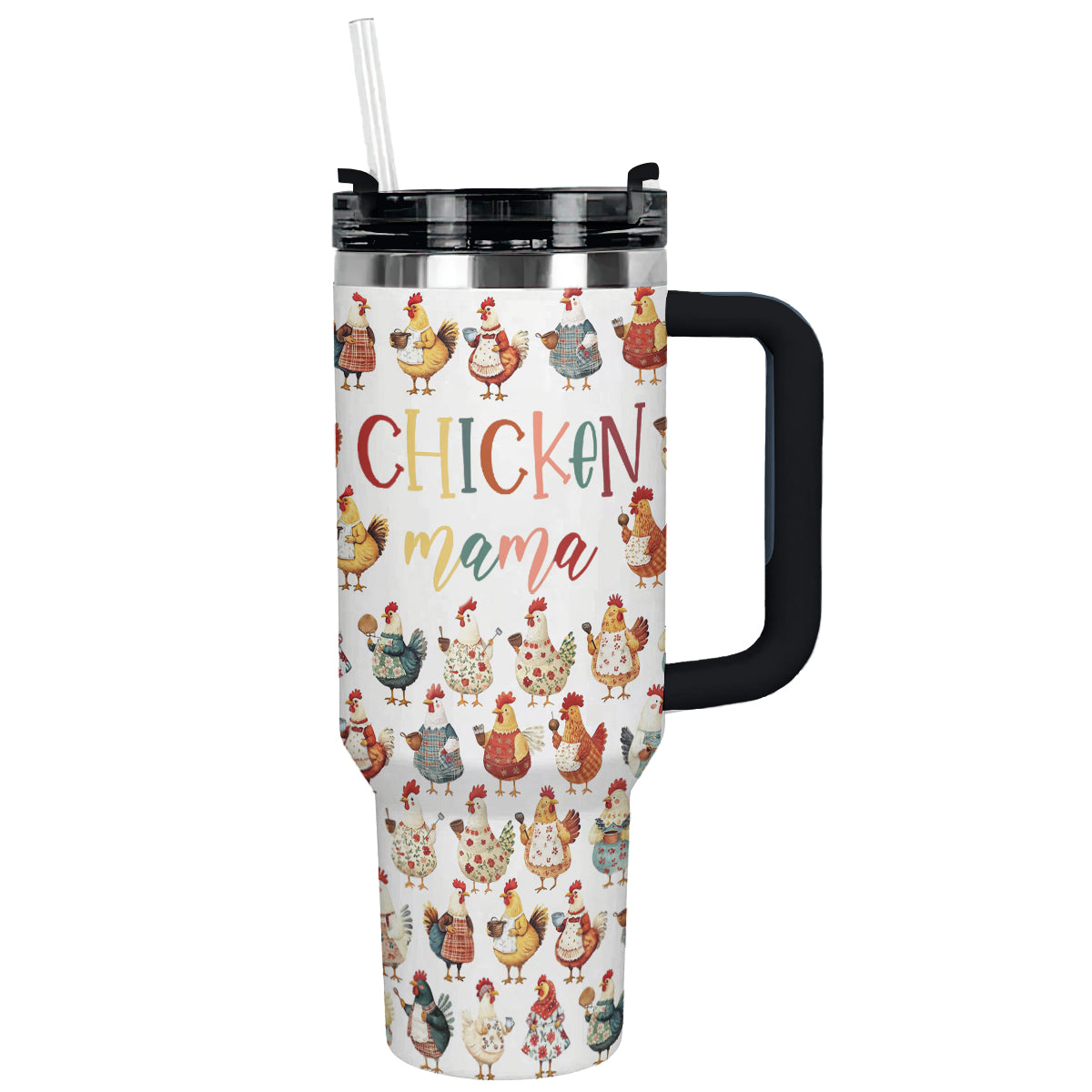 Shineful Tumbler Chicken Mama Travel