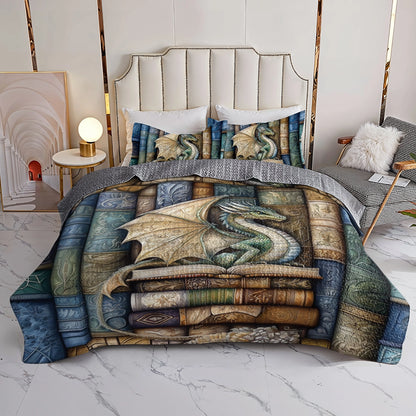 Shineful All Season Quilt 3-Piece Set The Scholar’s Dragon