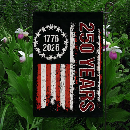 Shineful Gargen Flag 12" x 18" - Liberty Was Earned