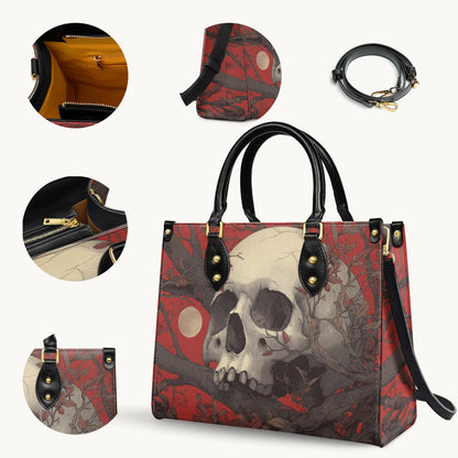 Shineful Leather Bag Crimson Stillness