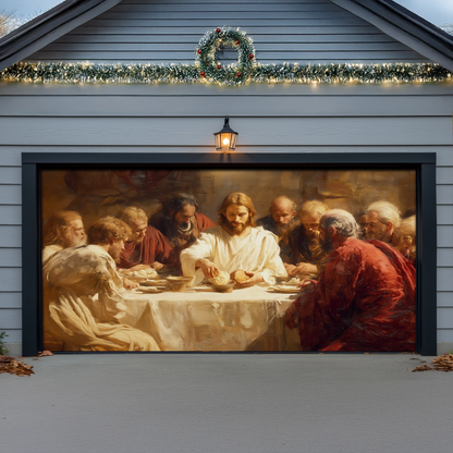 Shineful Garage Door Banner Decoration The Night Love