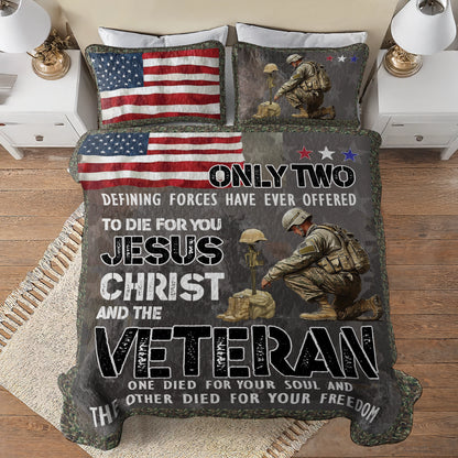 Shineful All Season Quilt 3-Piece Set - In Honor of Heroes Veteran
