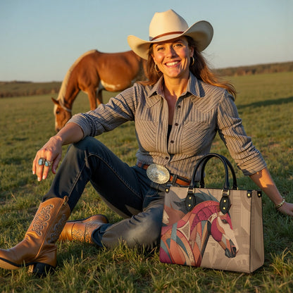 Shineful Leather Bag Equine Art Carry