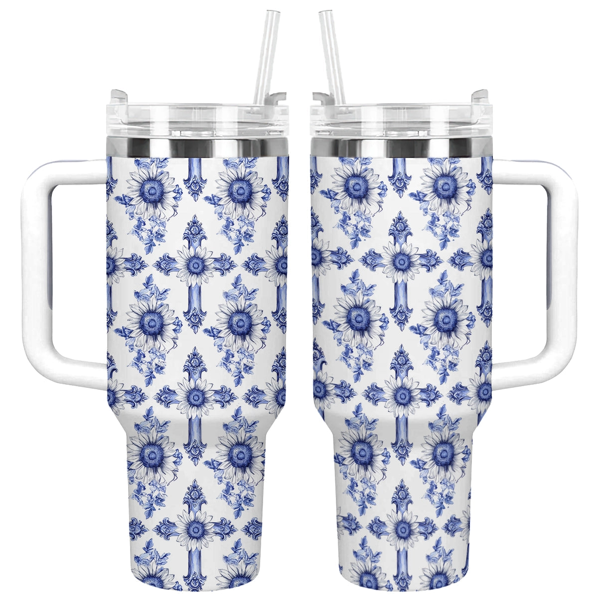 Shineful Tumbler Sunflower Blooming With Grace
