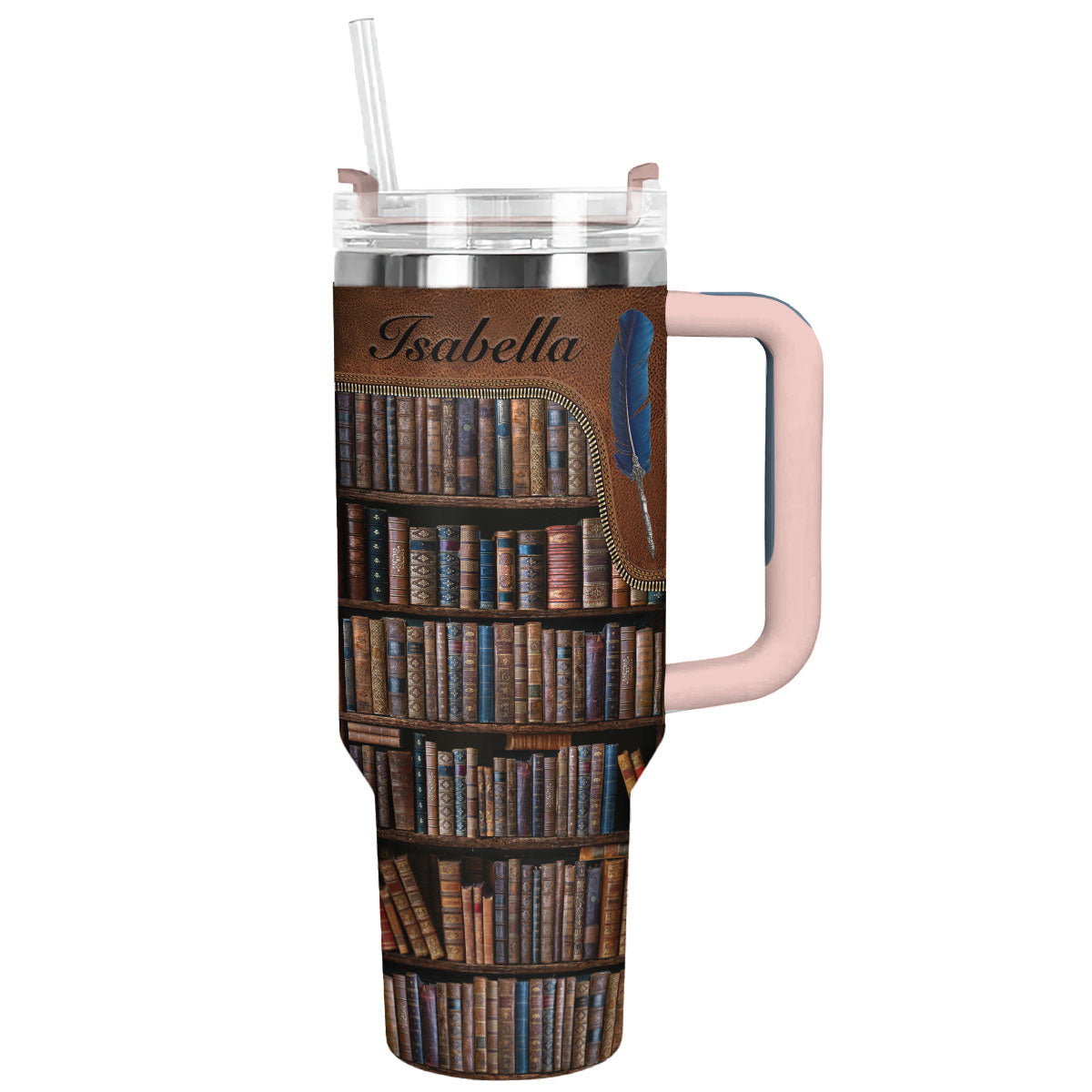 Shineful Tumbler Personalized Bookish Library Sip