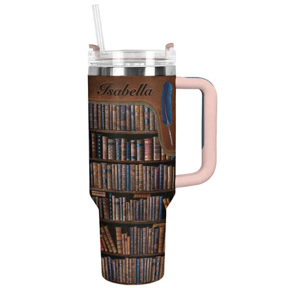 Shineful Tumbler Personalized Bookish Library Sip