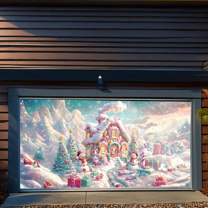 Shineful Garage Door Banner Decoration - Candy Wonderland