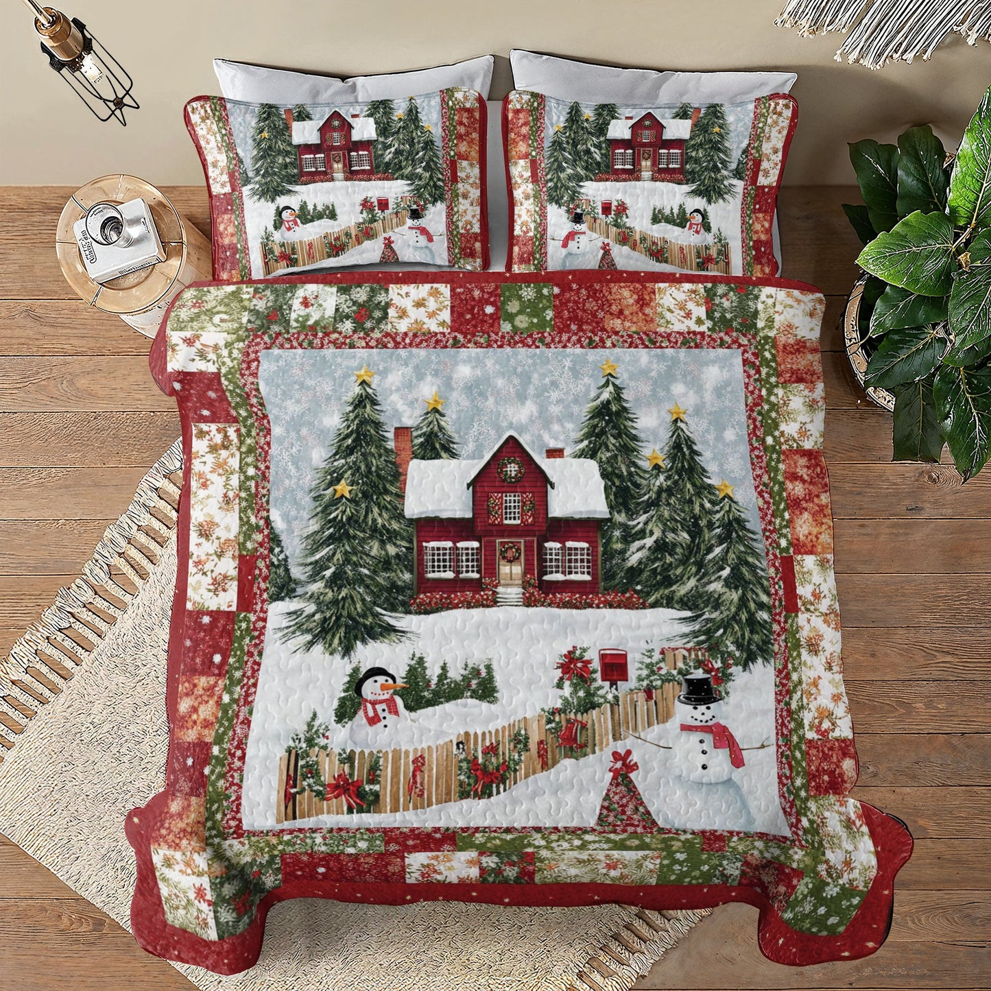 Shineful All Season Quilt 3-Piece Set Winter Dreams