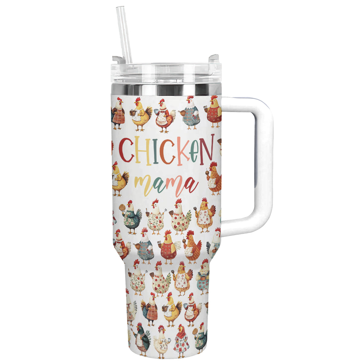 Shineful Tumbler Chicken Mama Travel