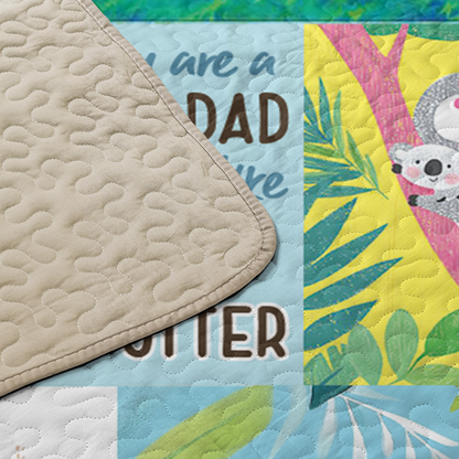 Shineful All Season Quilt 3-Piece Set Papa & Mama's Animal Love