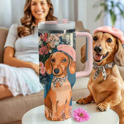 Shineful Tumbler Florist Dachshund
