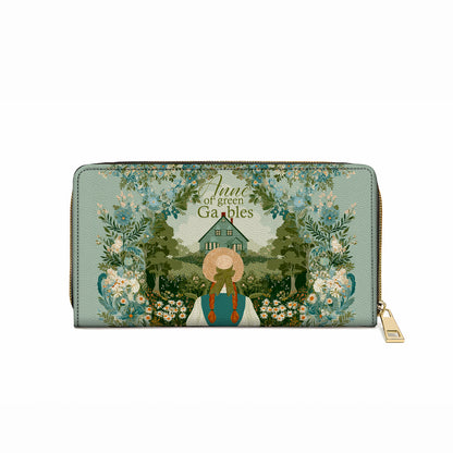 Shineful Leather Clutch Purse With Wristlet Strap Handle Anne’s Classic Cottage