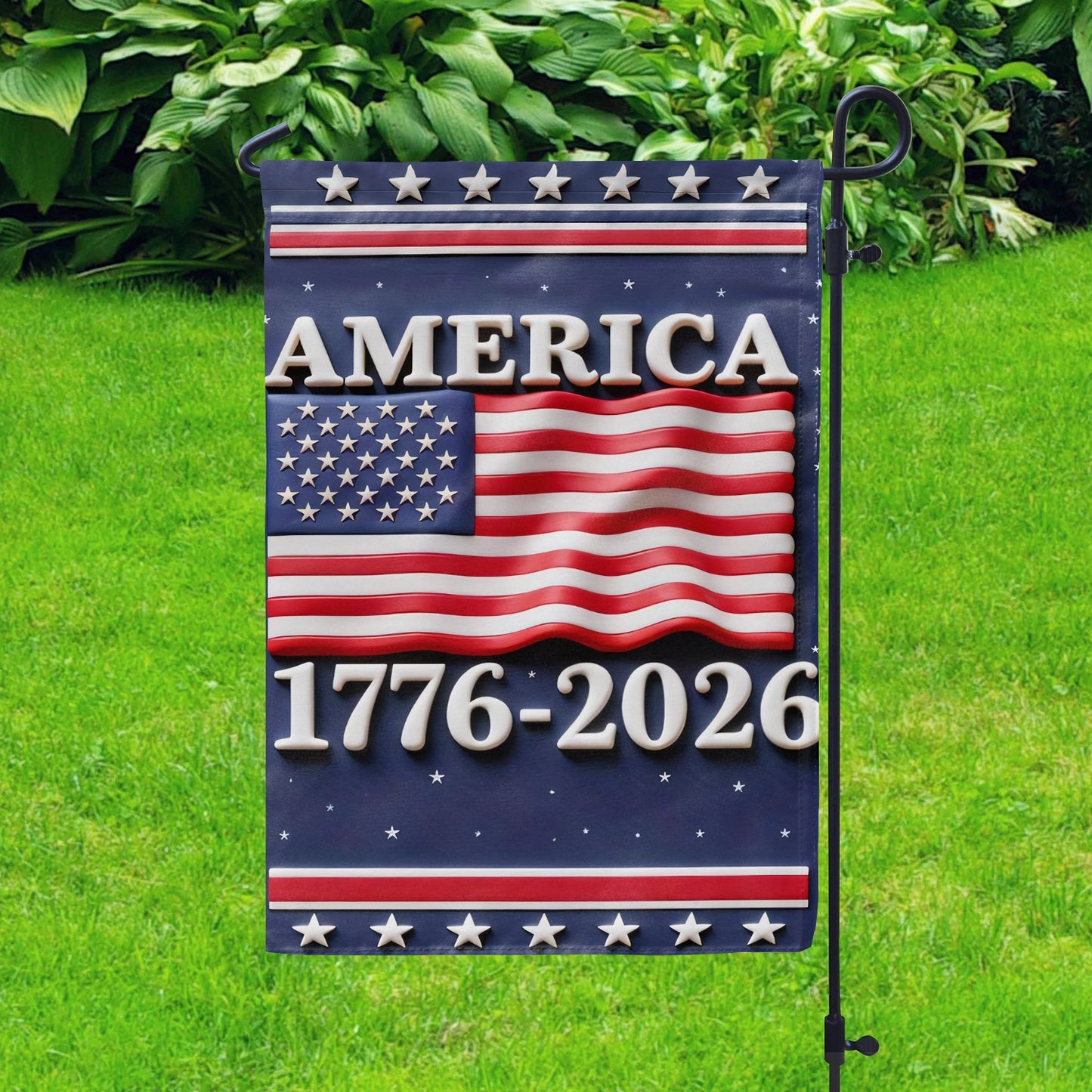 Shineful Gargen Flag 12" x 18" - America Years of Legacy
