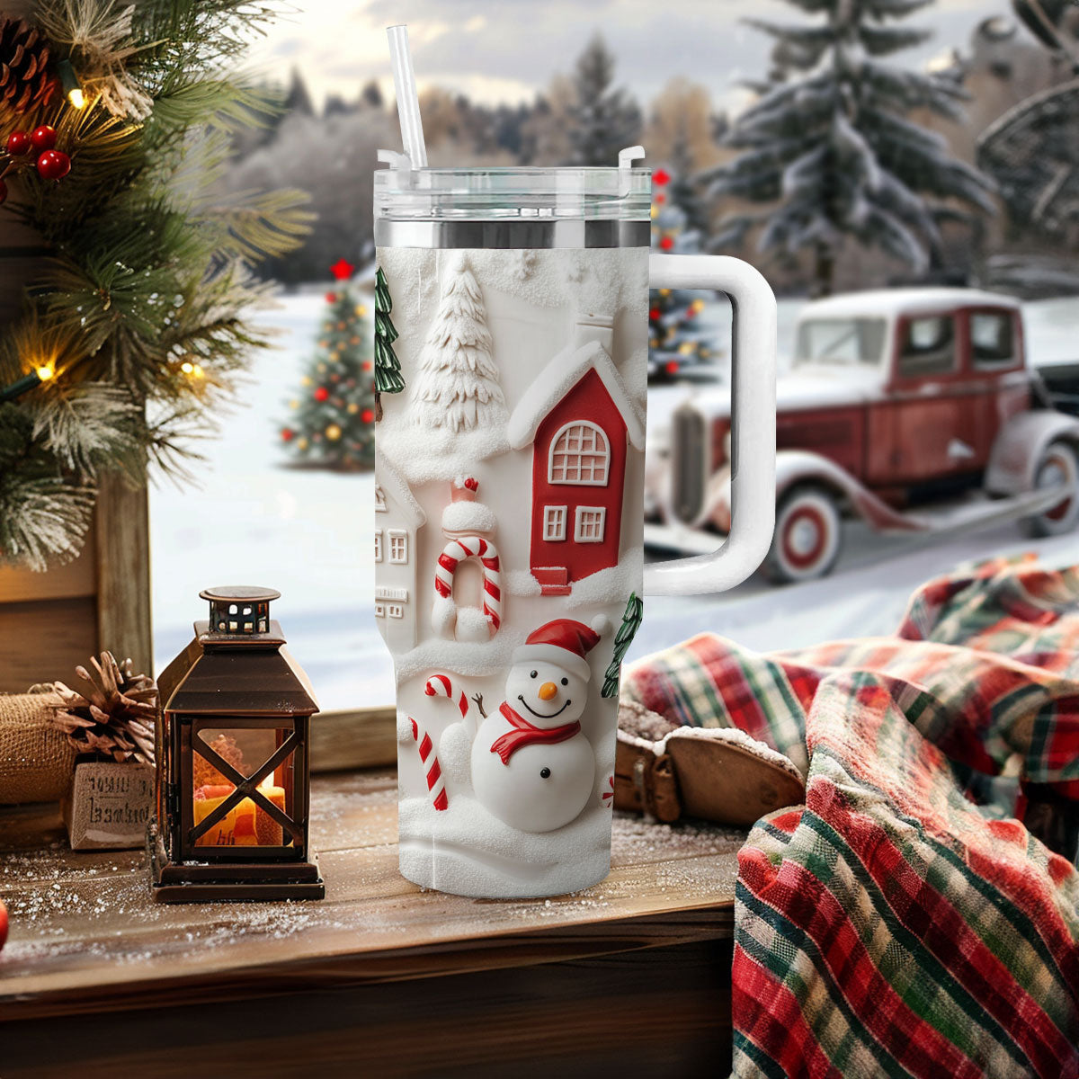 Shineful Tumbler Jolly Snowman