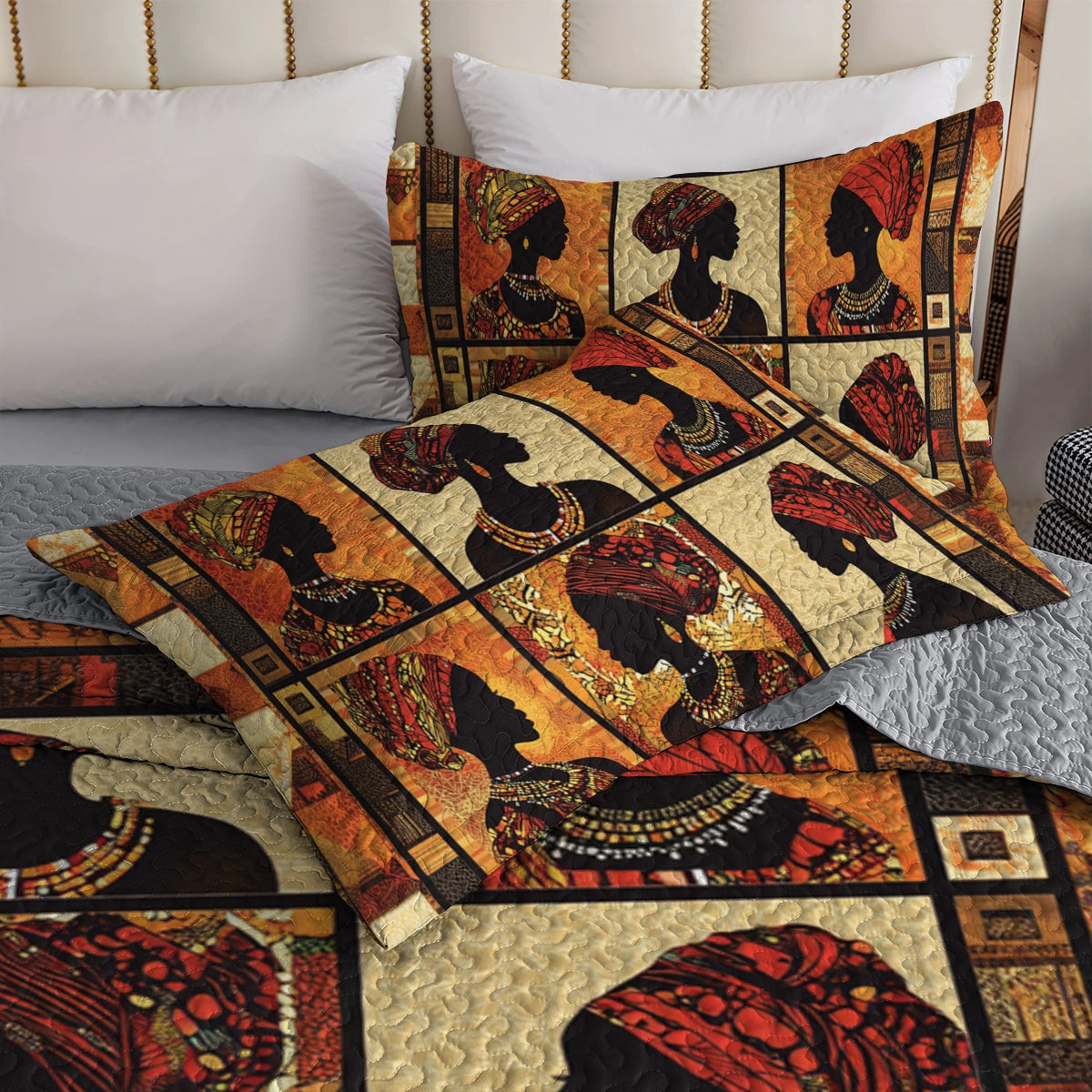 Shineful All Season Quilt 3-Piece Set Heritage Silhouette