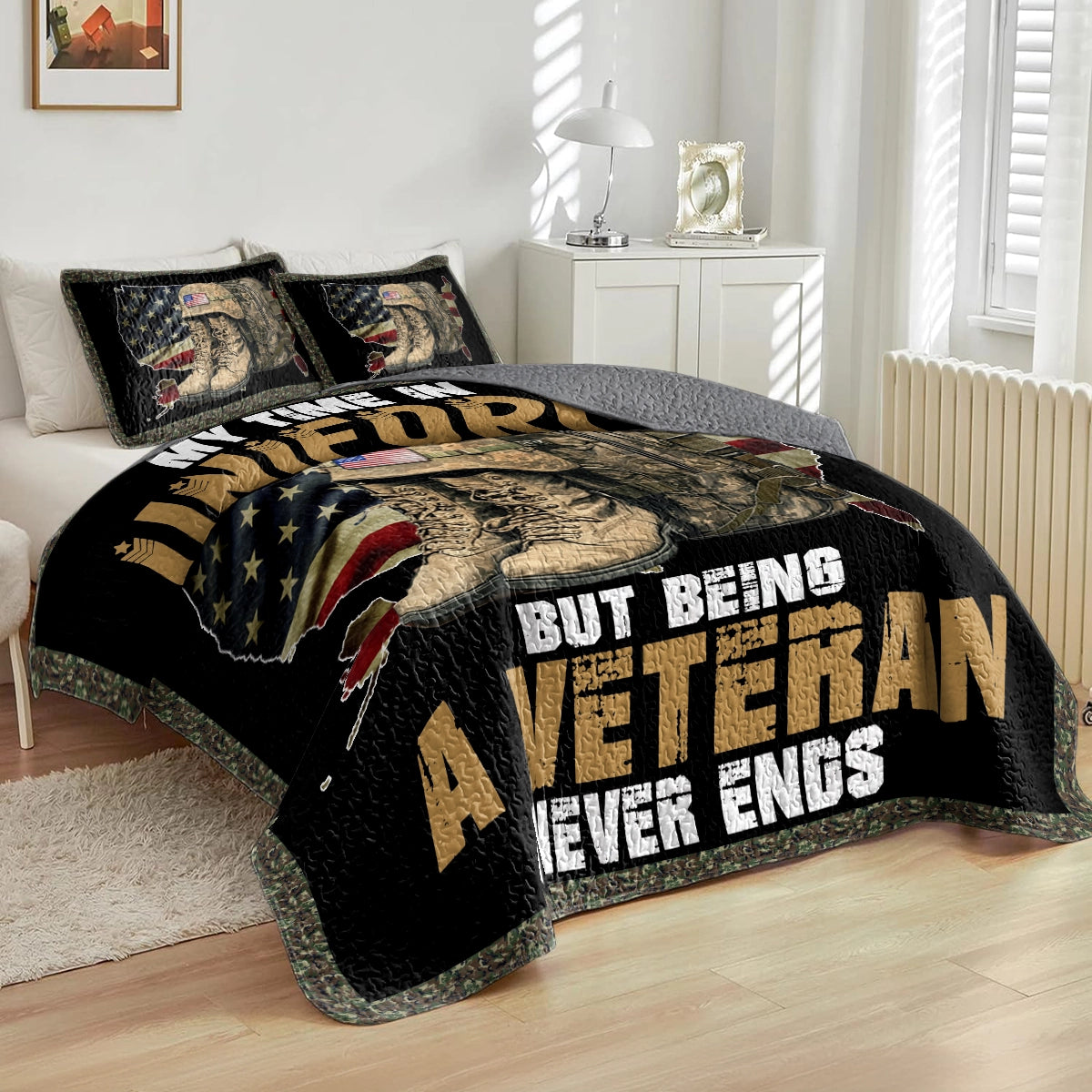 Shineful All Season Quilt 3-Piece Set - Veteran's Valor