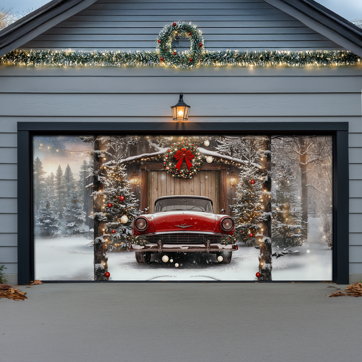 Shineful Garage Door Banner Decoration - The Scarlet Stop