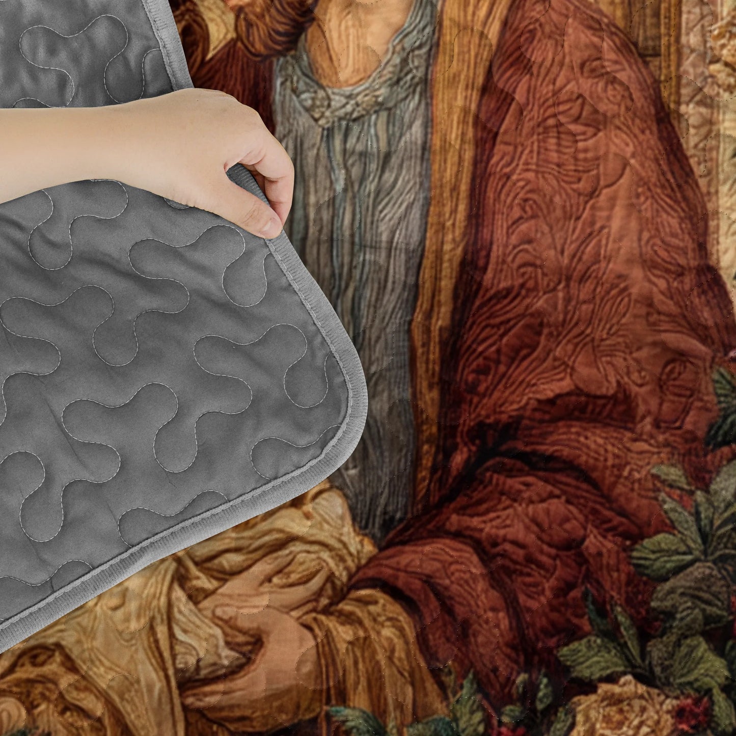 Shineful Quilt 3-Piece Set Grace of the Holy Family