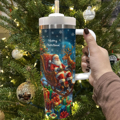 Shineful Tumbler Magic Santa's Sleigh