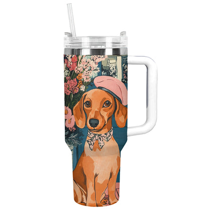 Shineful Tumbler Florist Dachshund