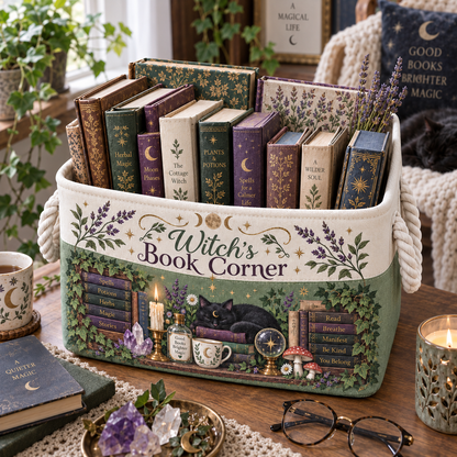 Shineful Books & Magic Storage Basket