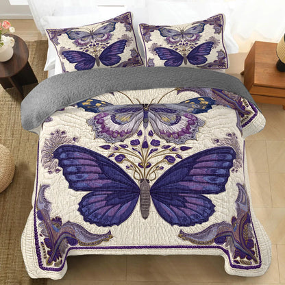 Shineful Quilt 3-Piece Set Enchanted Royal Wings