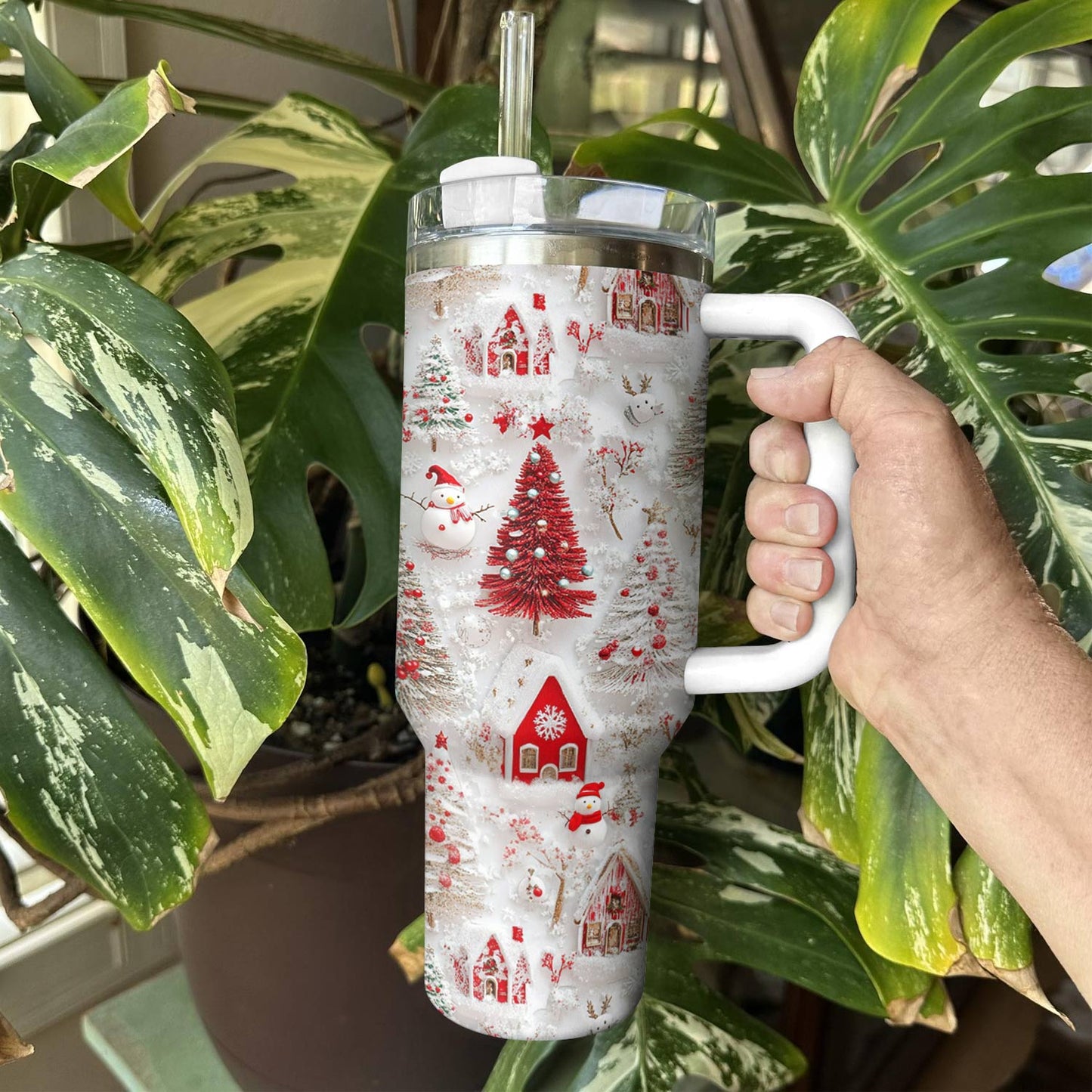 Shineful Glossy Tumbler Cheerful Christmas