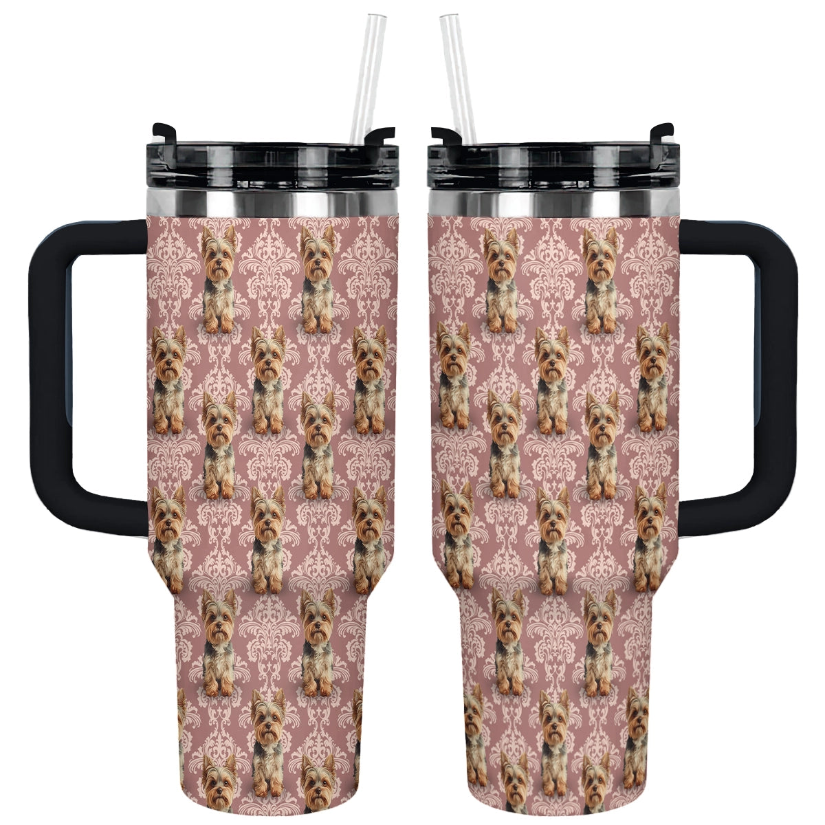 Shineful Tumbler Elegant Yorkie Bliss