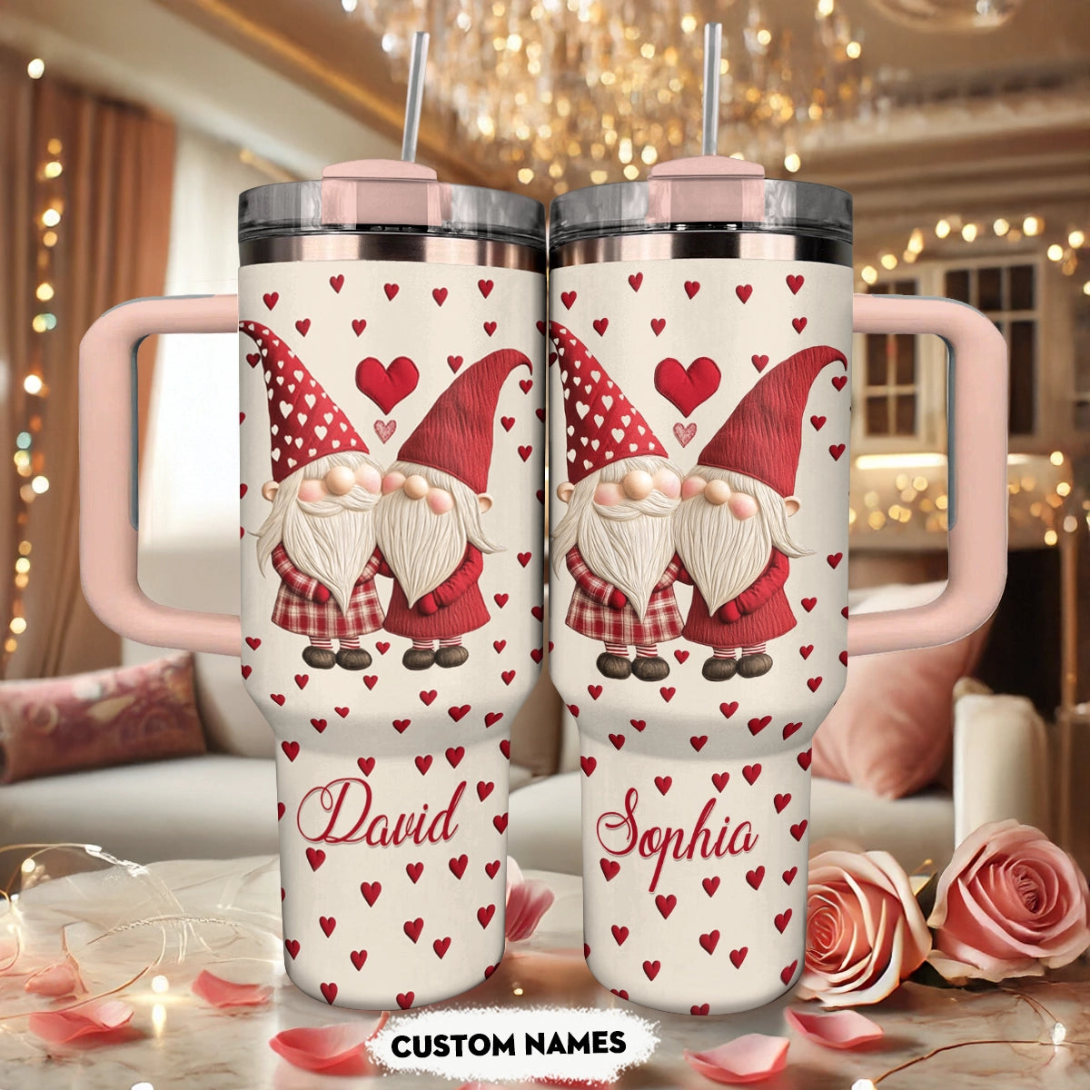 Shineful Tumbler Personalized Adorable Gnome