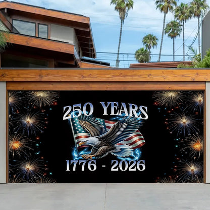 Shineful Garage Door Banner Decoration America Unleashed